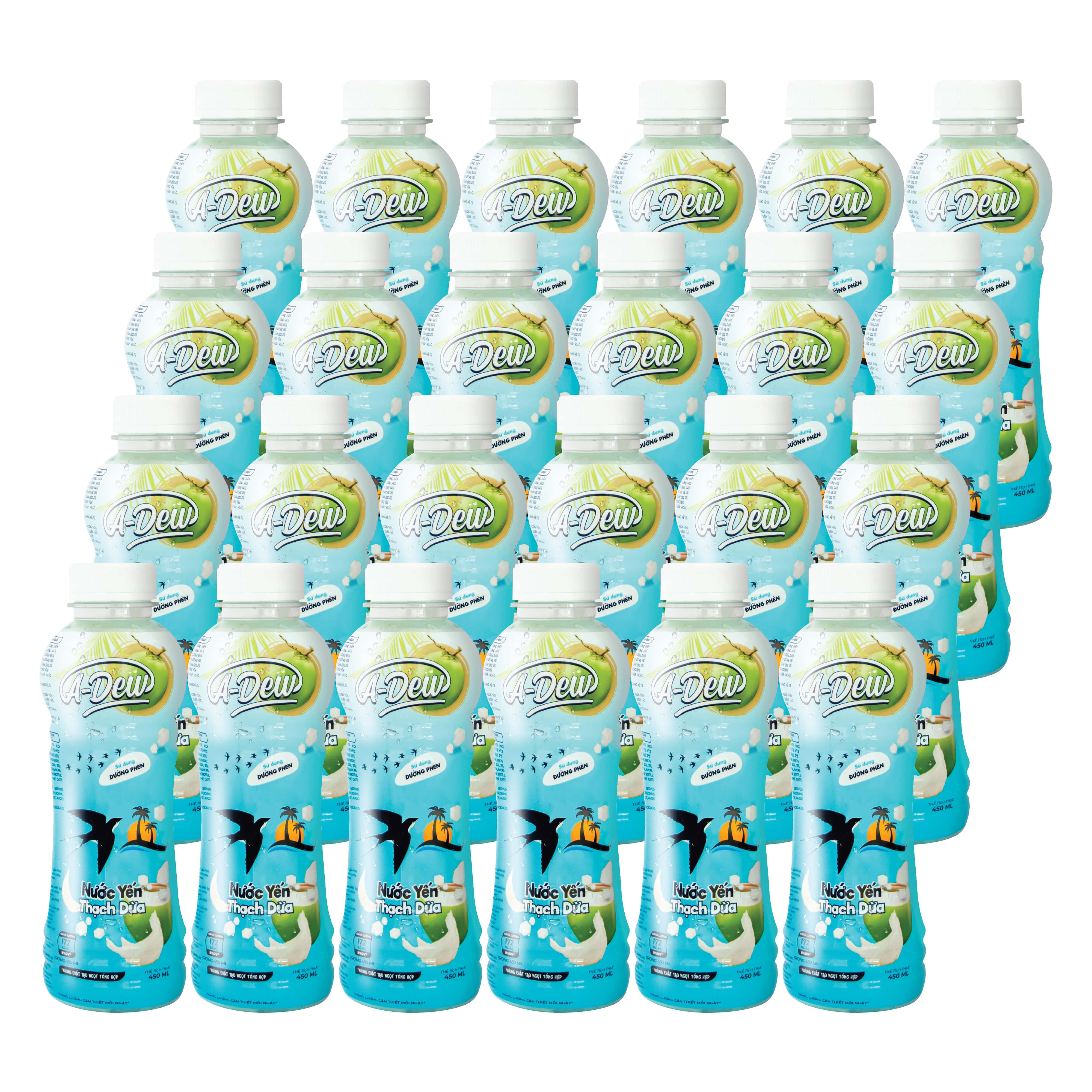 Nước Yến Thạch Dừa A-Dew 450ml (Thùng 24 Chai)