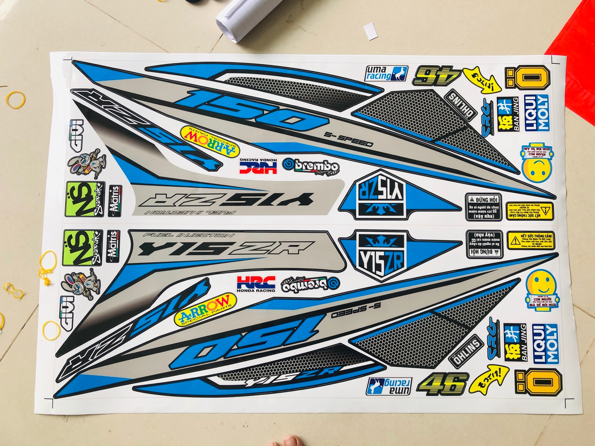 Tem rời exciter 150 Y15ZR