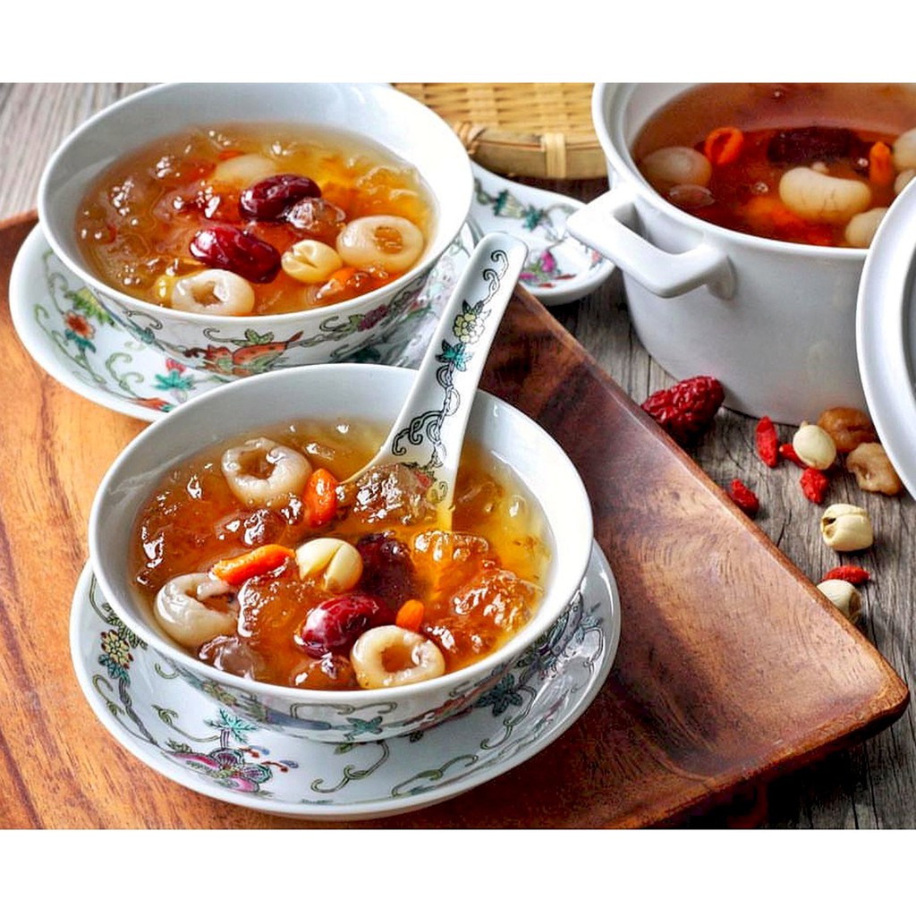 Set Chè Dưỡng Nhan 12 Vị Nấu 12-15 Chén