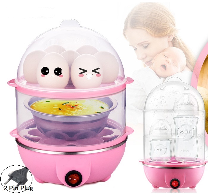 Nồi Hấp Thức Ăn 2 Tầng Tiện Lợi