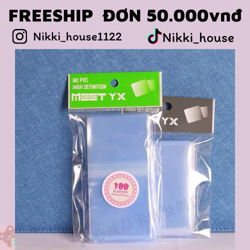 Sleeve bọc card Meet chất liệu dày dặn