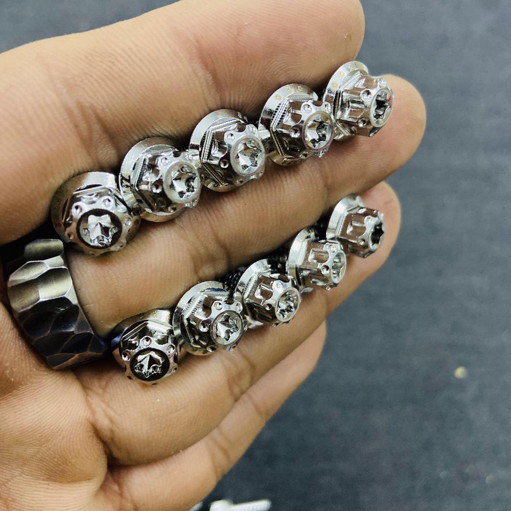 [CỰC ĐẸP] COMBO 10 CON ỐC 5LY XOẮN MẪU SALAYA GẮN DÀN ÁO YAMAHA, PÔ E, LỌC GIÓ