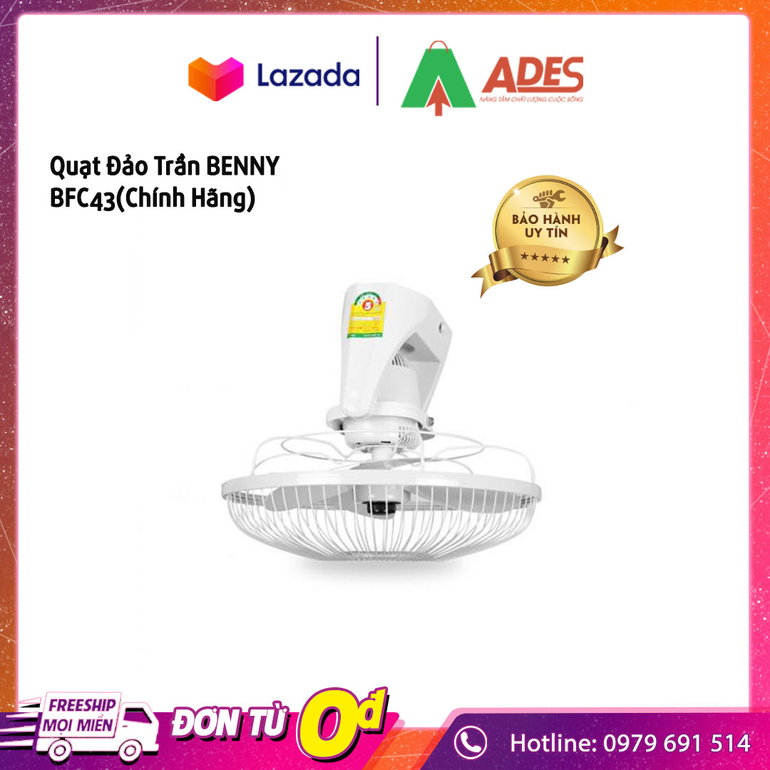 Quạt Đảo Trần BENNY BFC43 - BH 12 Tháng