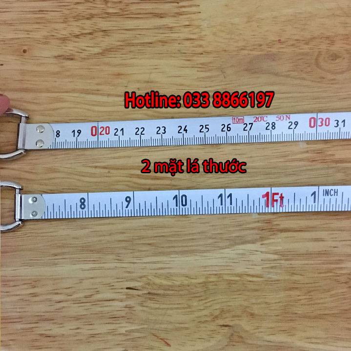 Thước đo bồn xăng dầu 5m White Steel