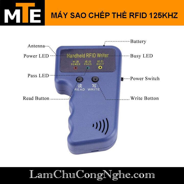 Máy sao thẻ RFID tần số 125Khz