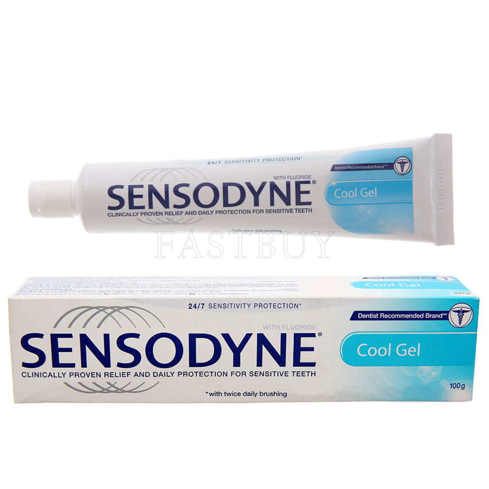 Combo 6 hộp kem đánh răng sensodyne giúp trắng răng hương thơm mát giảm ê buốt + Tặng 4 bàn chải đánh răng than hoạt tính, làm trắng răng, chăm sóc răng miệng, bàn chải đánh răng, kem đánh trắng răng.