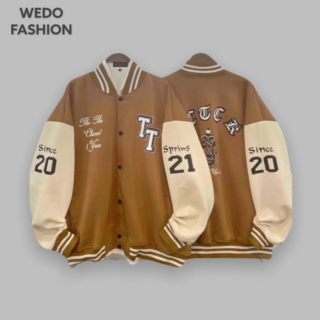 Áo khoác Cardigan nữ TT21 phối nút bấm, vải thun nỉ mềm mịn giữ nhiệt tốt, kiểu bomber năng động siêu cá tính WEDO
