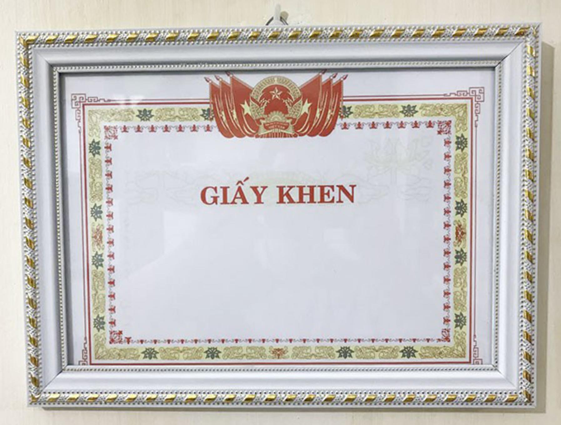 khung ảnh /bằng khen khổ A4 20 x30 cm