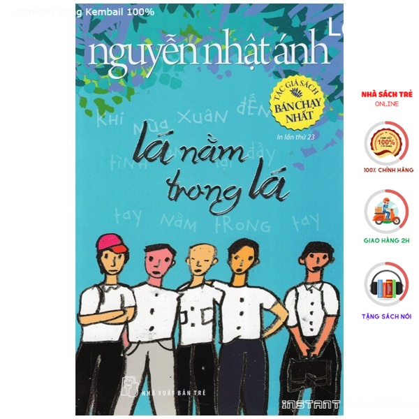 Sách nxb trẻ - lá nằm trong lá - nguyễn nhật ánh