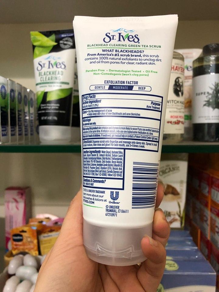 Tẩy tế bào chết da mặt St.Ives Scrub
