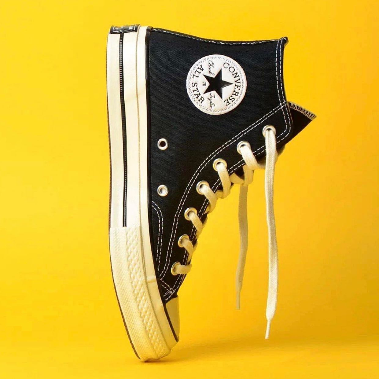 [Tặng Tất + Full Hộp] Giày Thể Thao Sneaker Converse 1970s Đen Cao Cổ