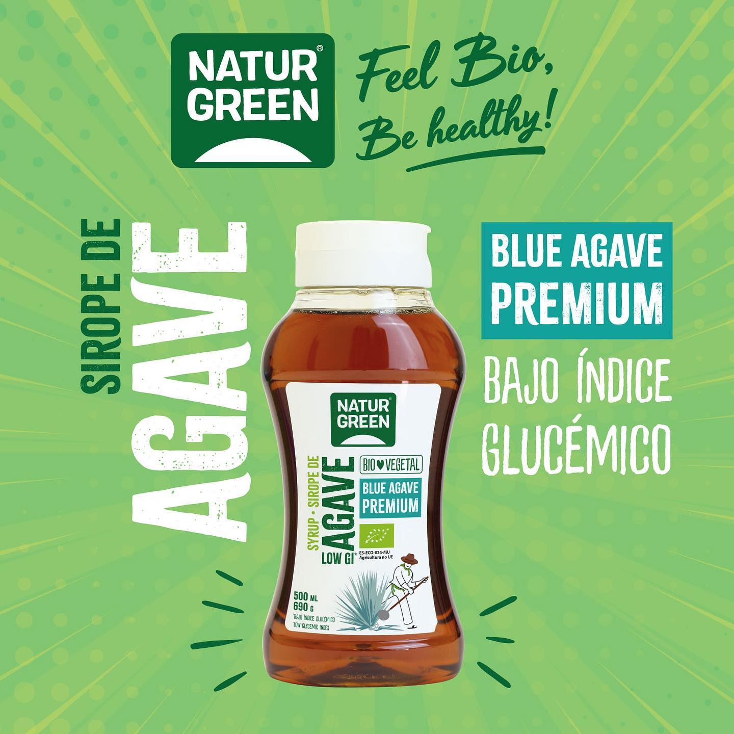 Siro Agave Hữu Cơ NaturGreen (250ml)
