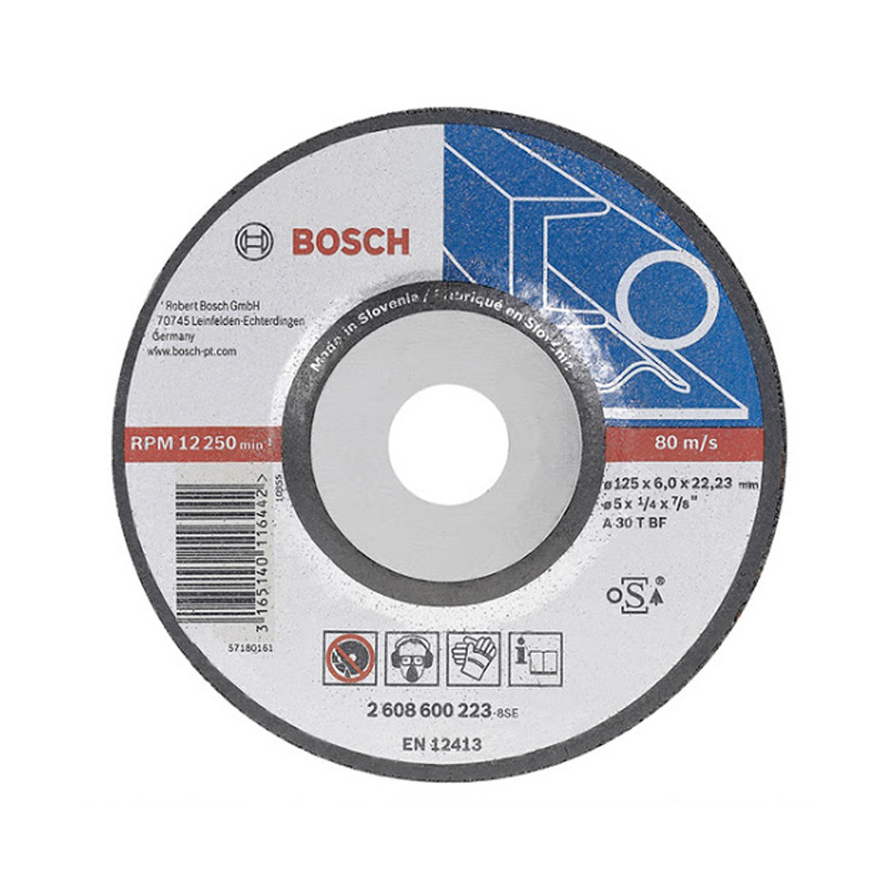 Đá mài Bosch 125x6x22.2mm (sắt) 2608600263