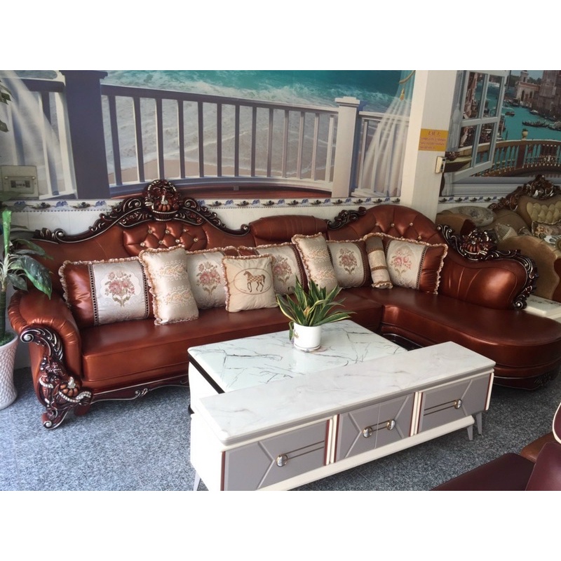 Sofa góc Tân cổ điển