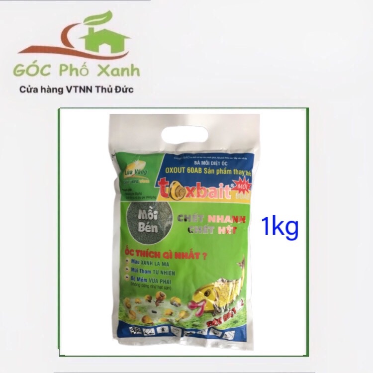 Bả mồi diệt ốc toxbait 60ab metaldehyde gói 1kg