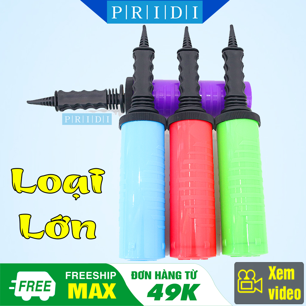 Đồ Bơm Bong Bóng Bằng Tay Loại Lớn - Bơm Bóng Bay, Bơm Phao Cầm Tay