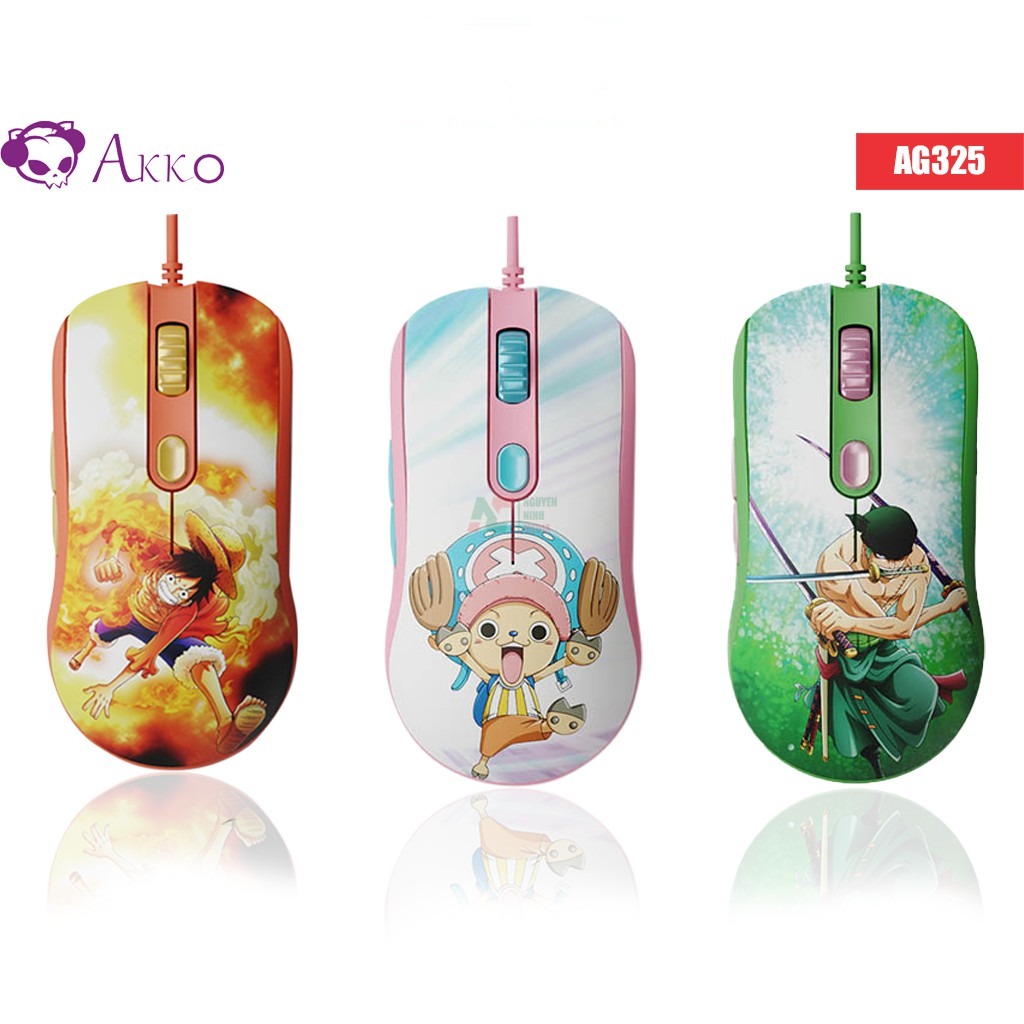 Chuột chơi game Akko AG325 One Piece