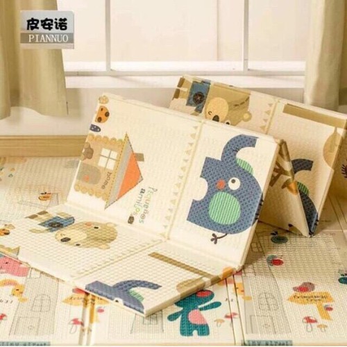 Thảm xốp XPE trải sàn cho bé chất liệu bền đẹp họa tiết đáng yêu cho bé thỏa sức vui chơi học tập, kích thước 1m8*2m