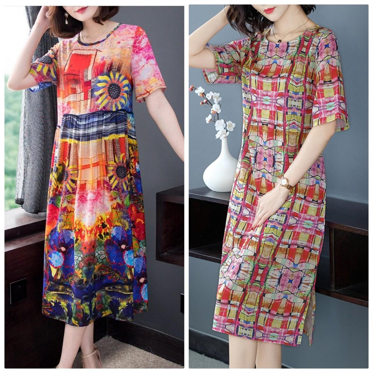 Đầm suông quý bà cực sang chảnh beyeu1688 - by4384