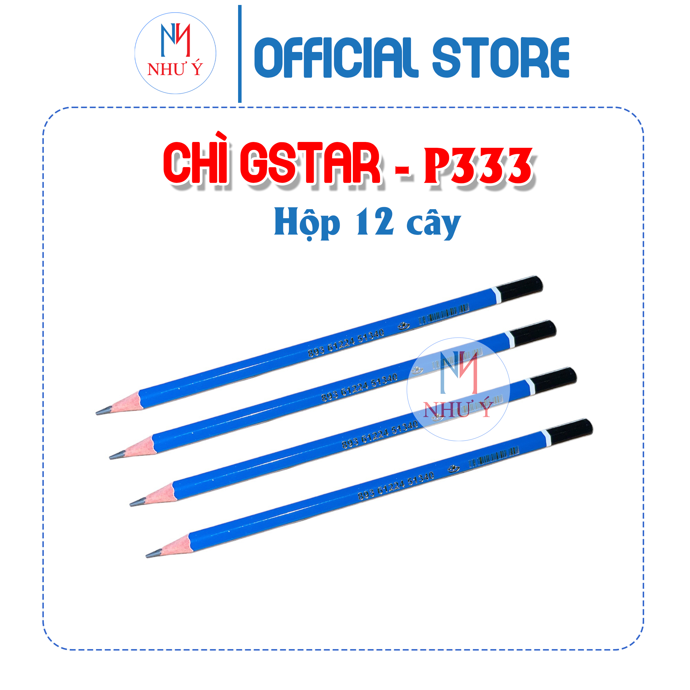 Bút chì Gstar P333 2B - Hộp 12 cây