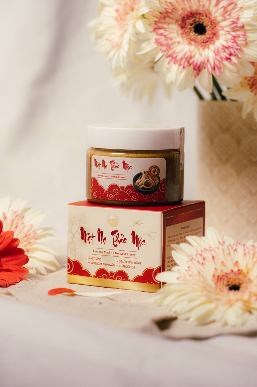 Mặt nạ gói Ngọc Sâm - Ngừa Mụn Trắng Da