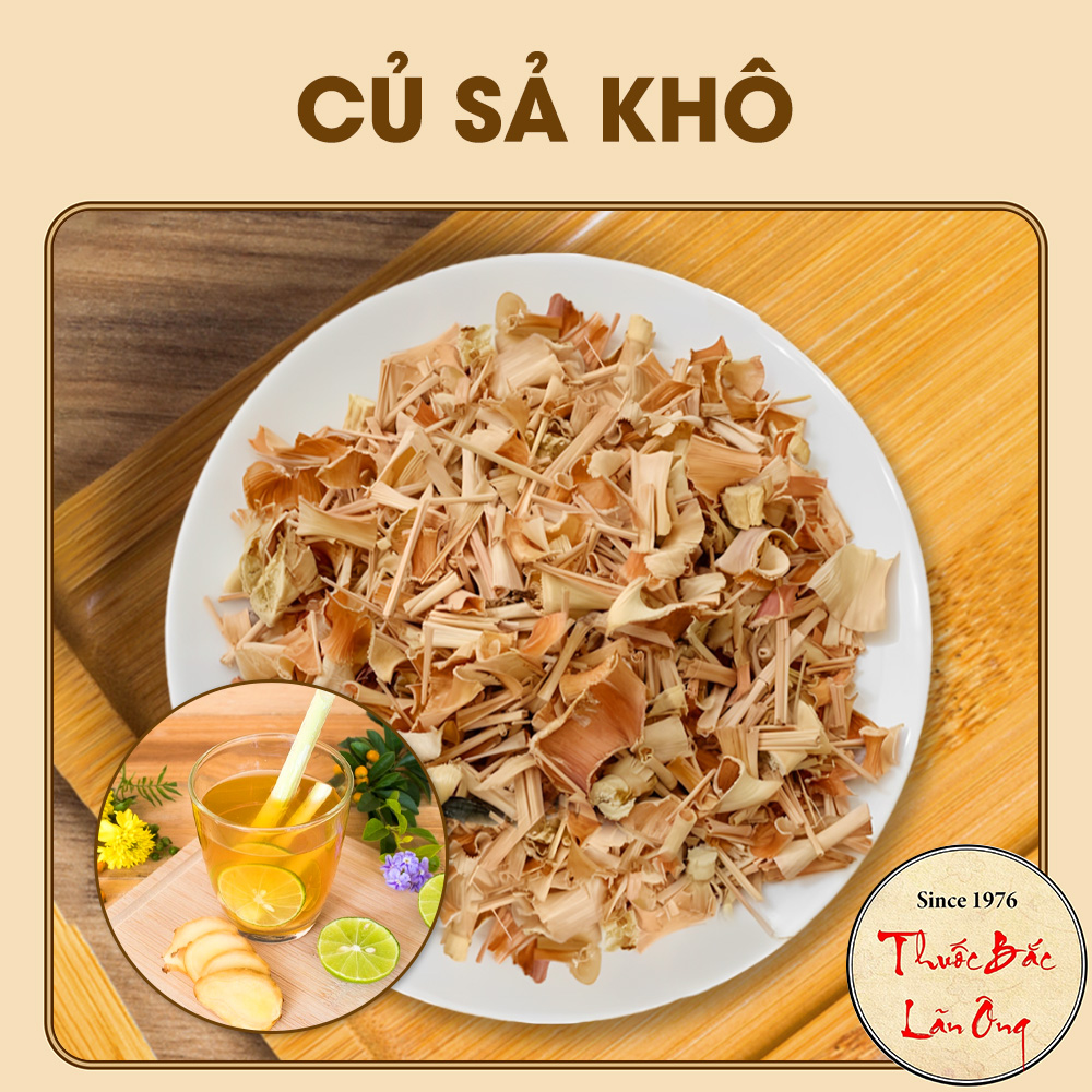 Củ sả khô 500g (Hàng khô, thơm, dùng pha trà, xông hơi)