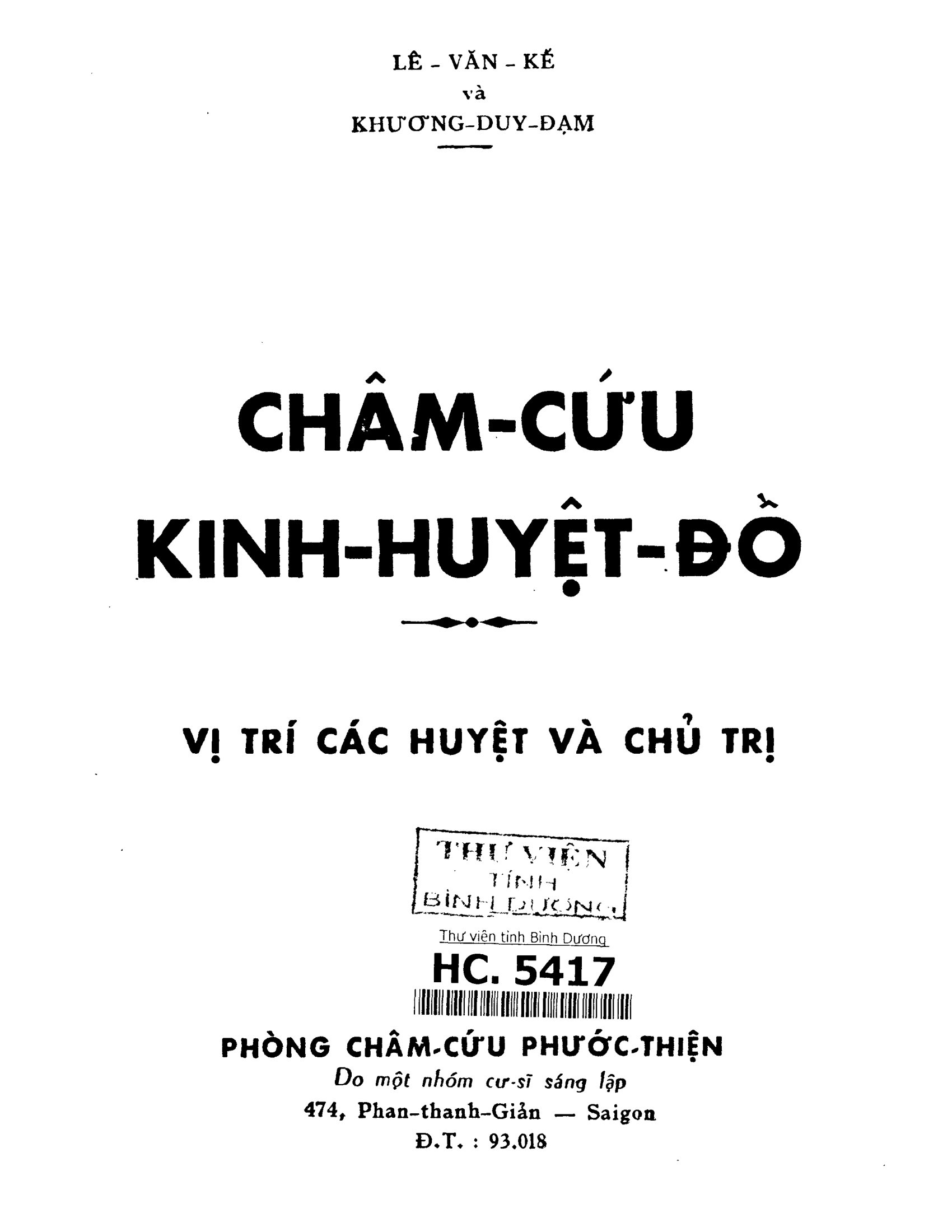 Sách Châm Cứu Kinh Huyệt Đồ