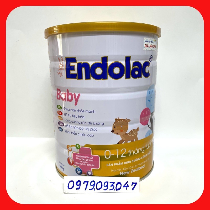 Sữa Endolac Baby  900g  date 04 2023