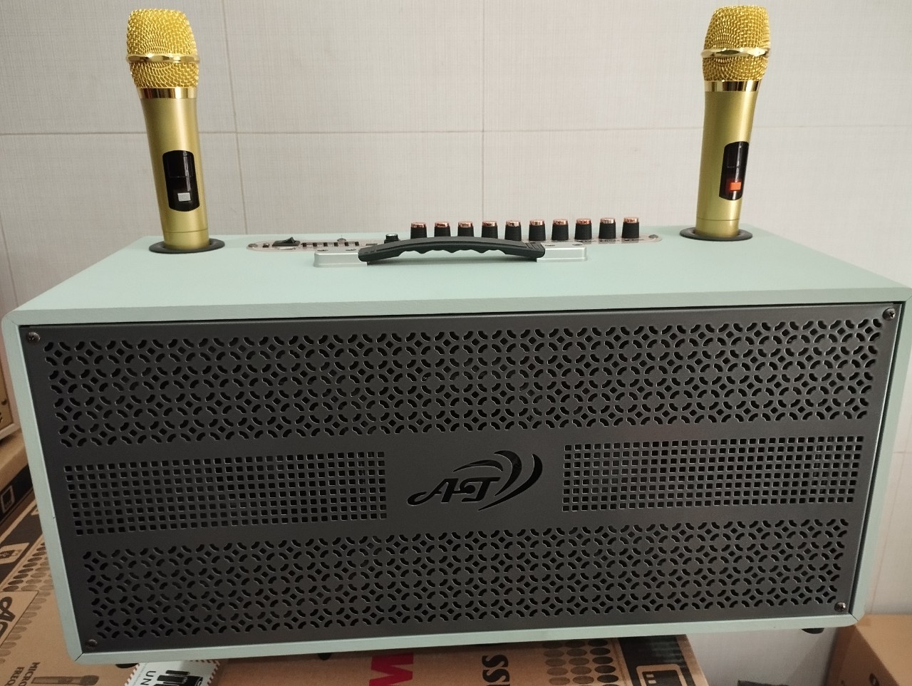 Loa At 216 tang kem 2 micro   (Tặng kèm 2 cặp pin)