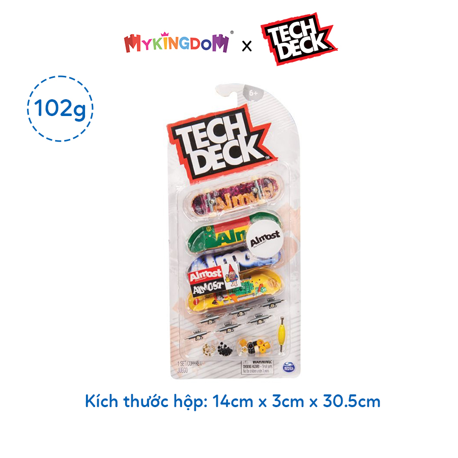 Đồ Chơi TECH DECK Combo 4 Ván Trượt Tech Deck 6028815