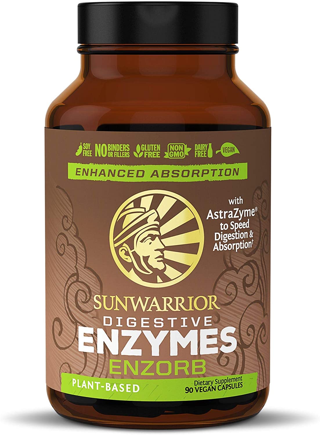 Enzyme tiêu hóa Sunwarrior Enzorb Digestive Enzymes lọ 90 viên