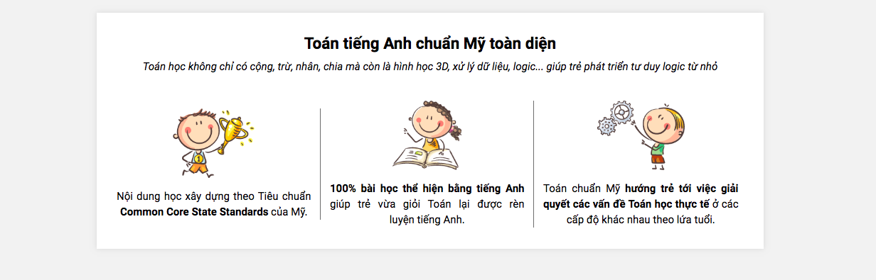 Monkey Math TRỌN ĐỜI - Toán tiếng Anh cho trẻ
