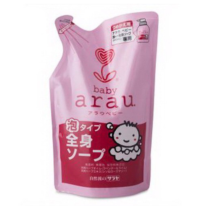 Bọt Tắm Gội Thảo Mộc Arau Baby bình 450ml