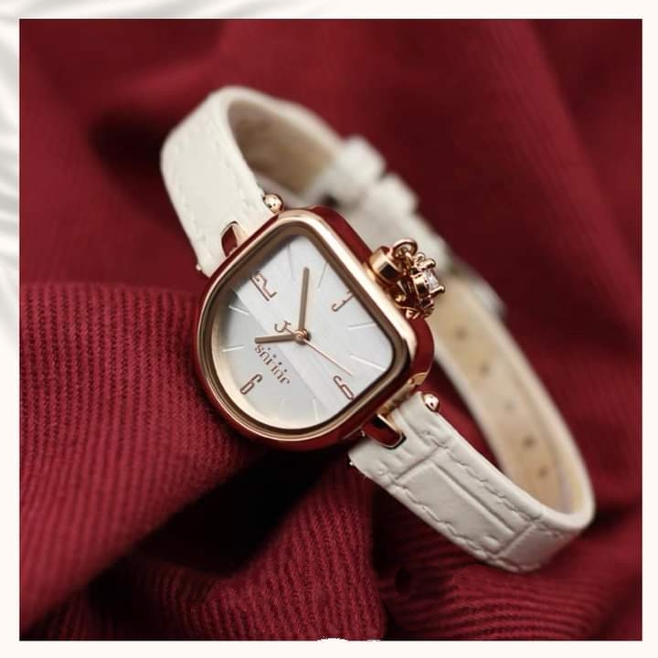 Đồng hồ nữ Julius JA-1394 dây da độc đáo
