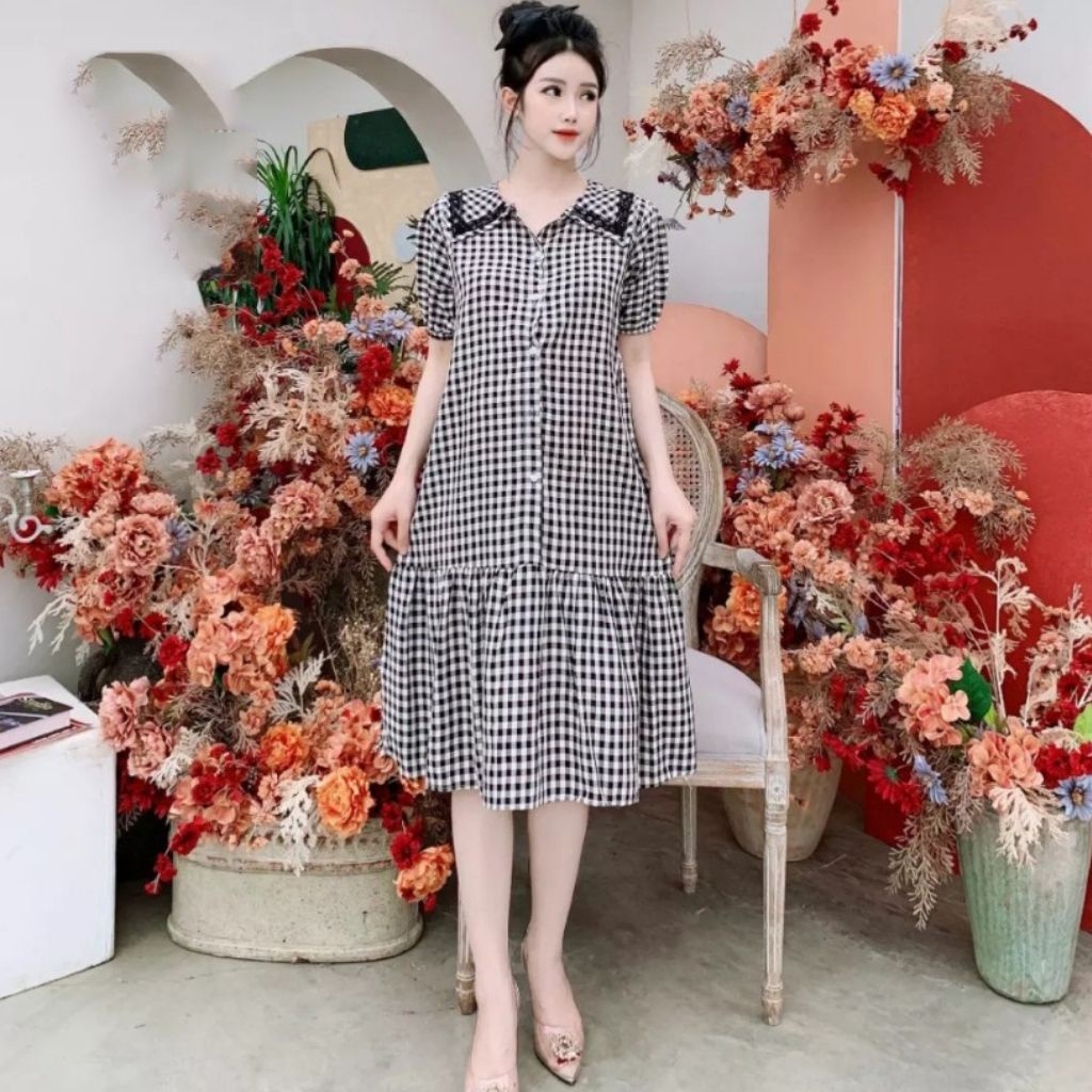 ĐẦM BẦU VÁY BẦU CÔNG SỞ SƠ MI DÁNG DÀI CHẤT MỀM MỊN