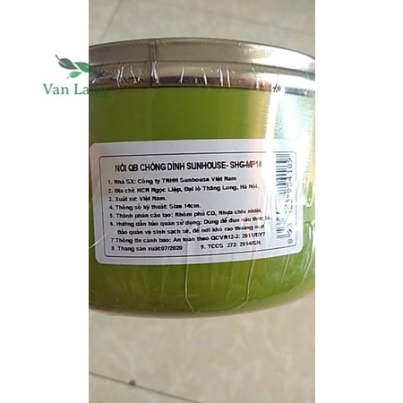 Nồi quấy bột chống dính Sunhouse cho bé