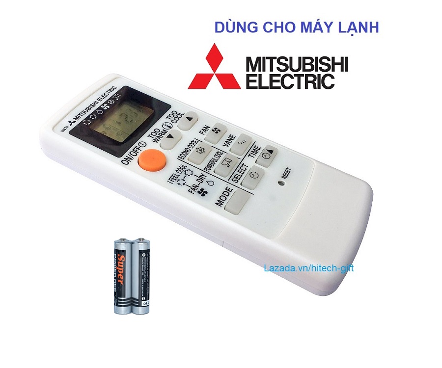 Remote Điều Khiển Máy Lạnh MITSUBISHI Điều Hòa E07140426, SLZ-A12RA Kèm Pin