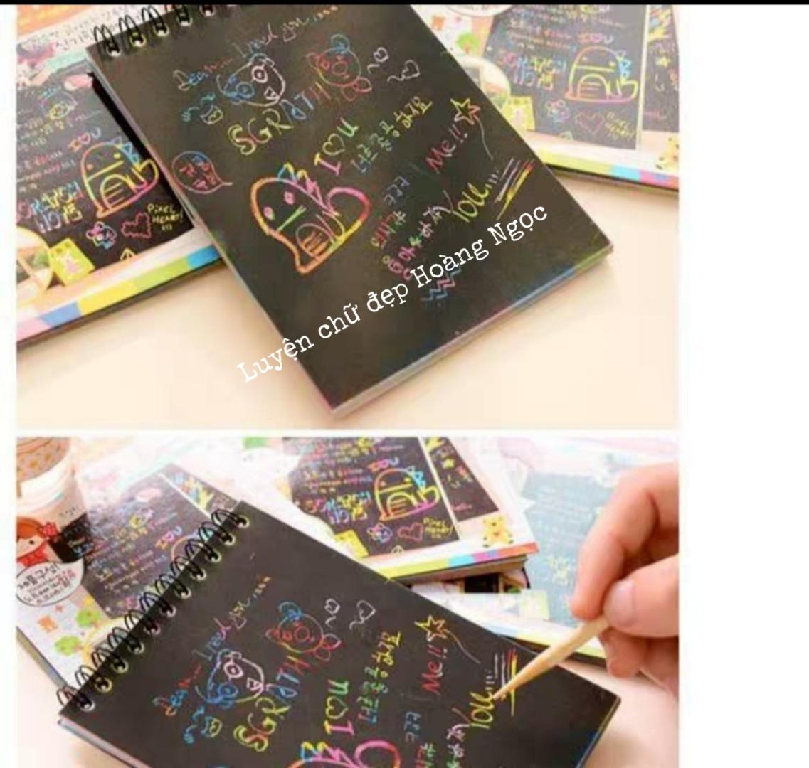 [HCM]SỔ MA THUẬT SCRATCH NOTE 10x14cm