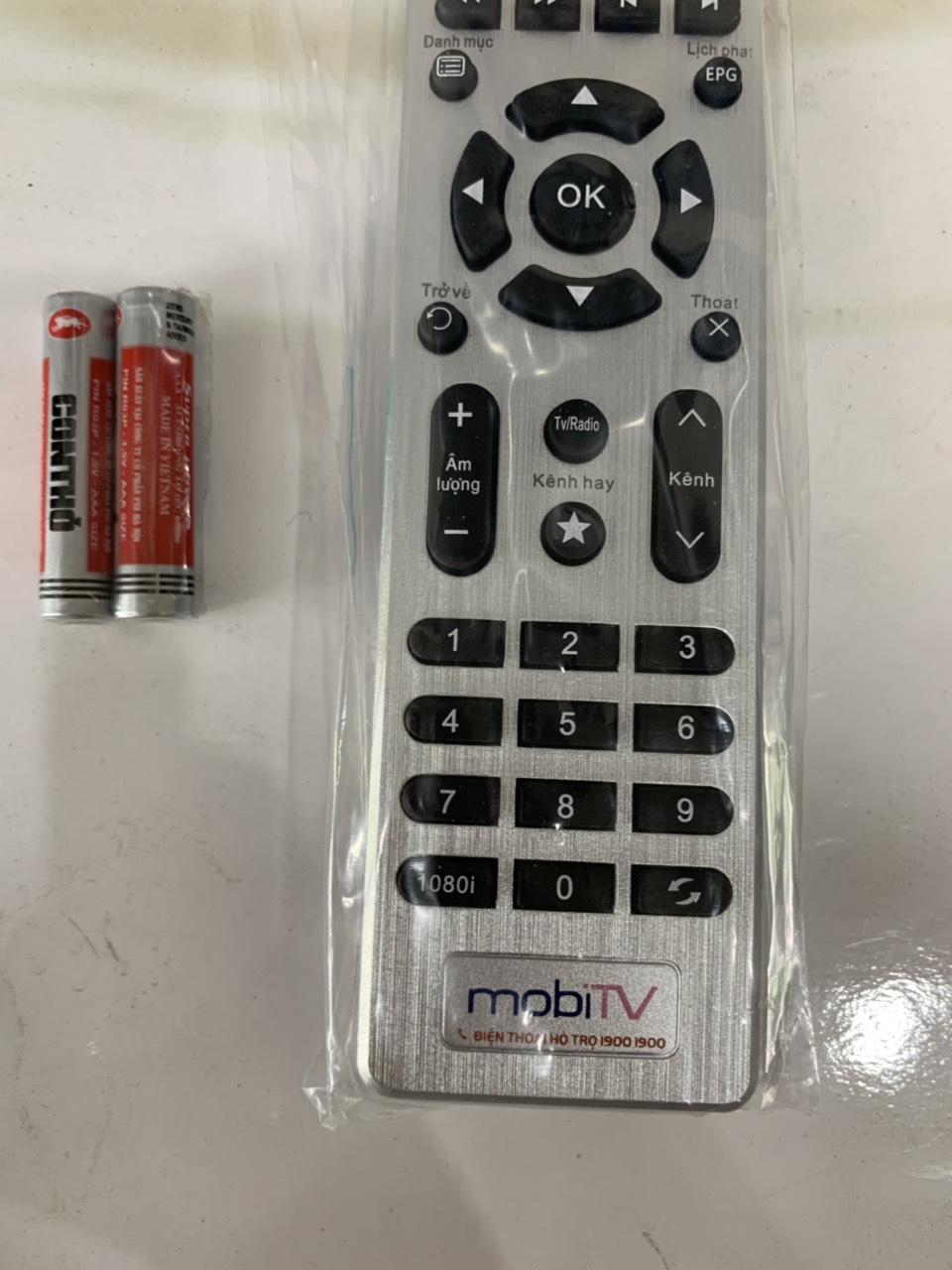 [HCM]REMOTE ĐIỀU KHIỂN ĐẦU THU TRUYỀN HÌNH MOBITV REMOTE MOBITV(sử dụng được an viên-viva tivi -FTV)