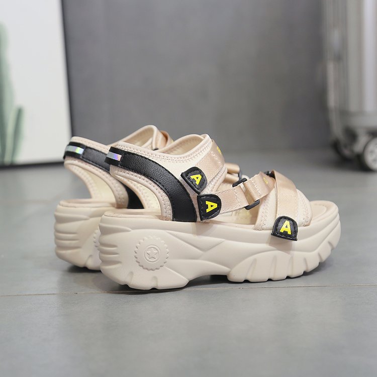Giày sandal nữ cá tính cao 6cm S116