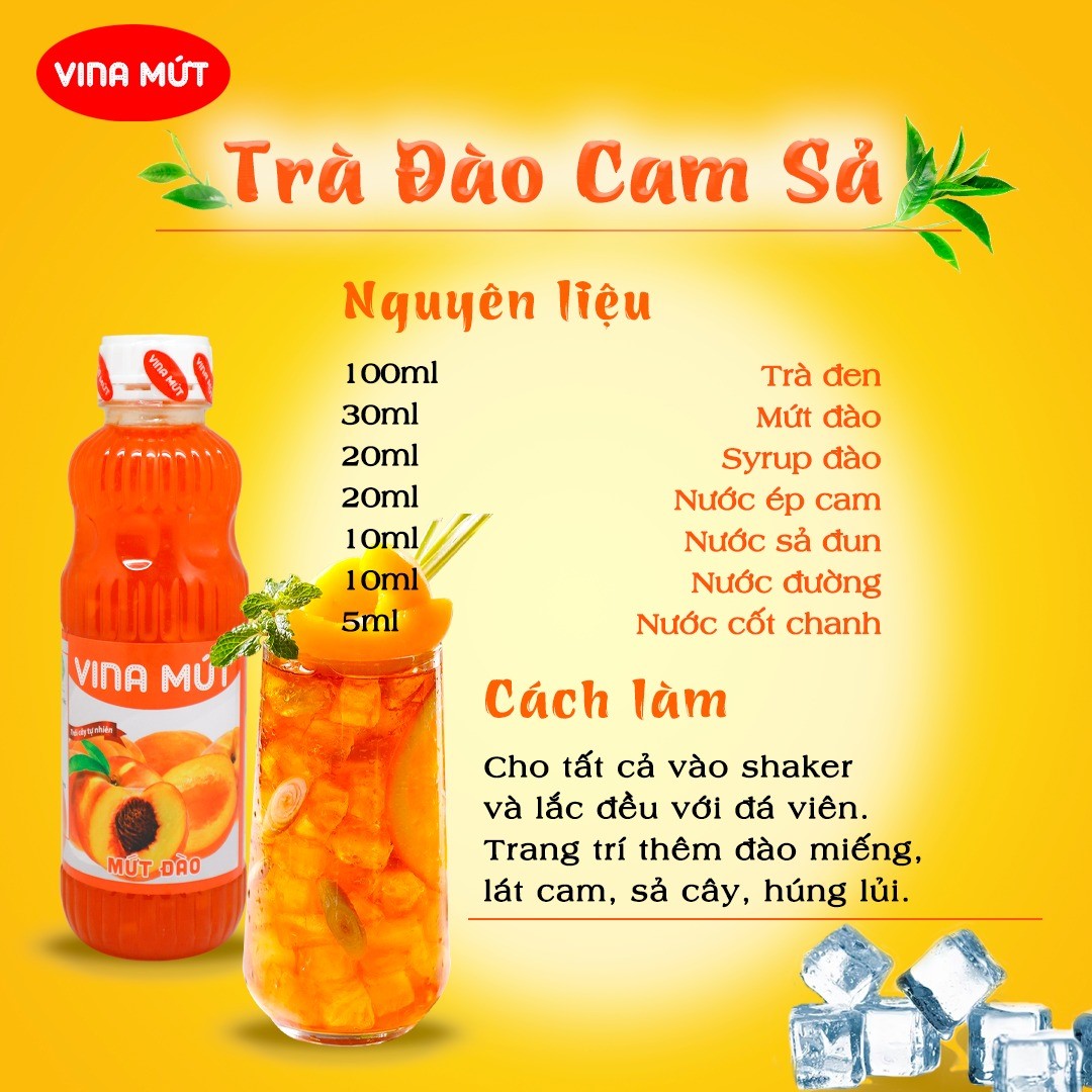 Sinh Tố Vina Mứt Chai 1000ml