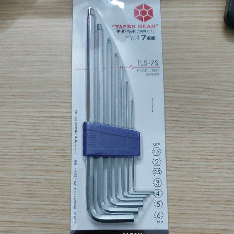 Bộ lục giác EIGHT TLS-7S (1.5-6mm)
