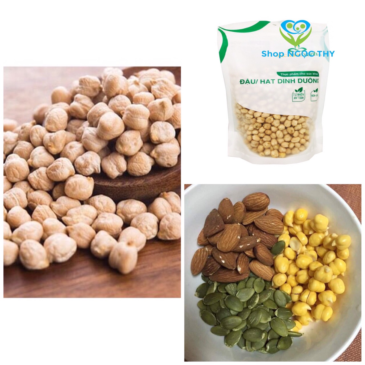 White Chickpeas imported from Canada for Dieter & Vegans