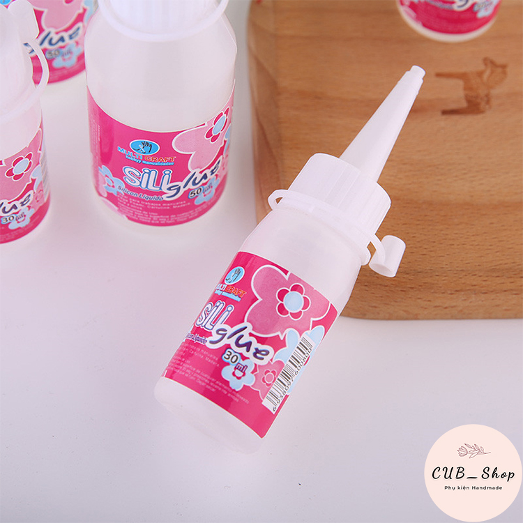 Keo dán vải, len sợi, đồ thủ công... - Keo Laiwangglue / Siliglue 30ml