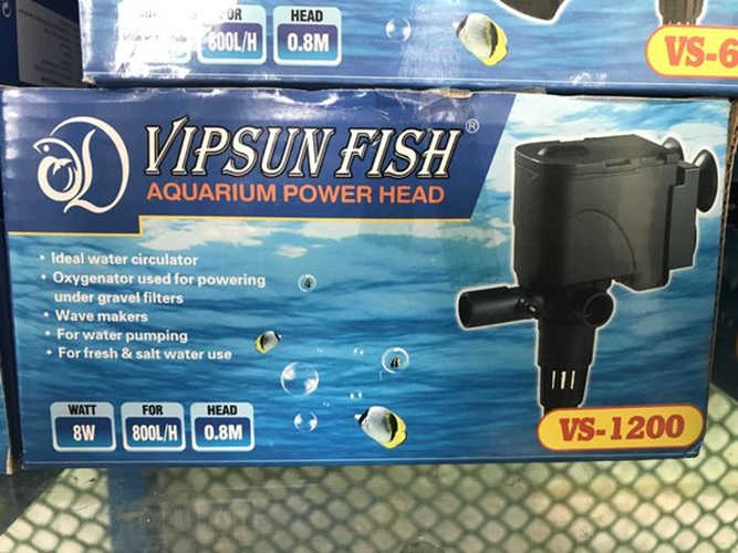 Máy bơm bể cá Vipsun Vs 1200 cho hồ cá cảnh