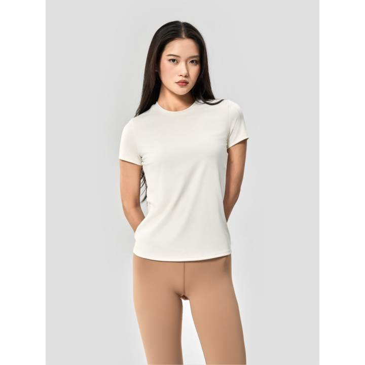 [CHỈ 25-29.9 TẶNG TẤT CỔ TRUNG]Áo Tshirt Yoga Slimfit mềm mại, co giãn - Coolmate Women