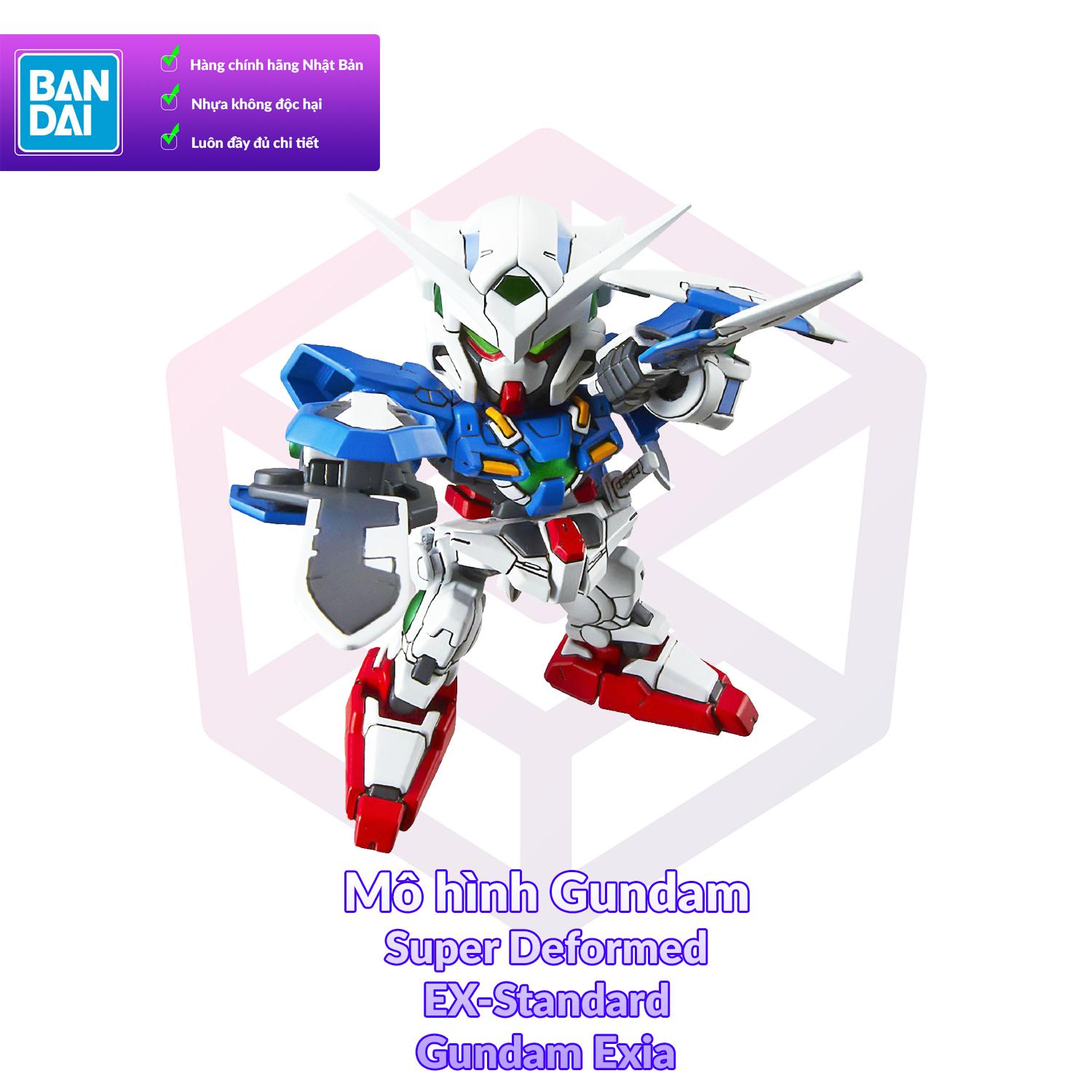 Mô hình lắp ráp bandai sd ex-standard gundam exia