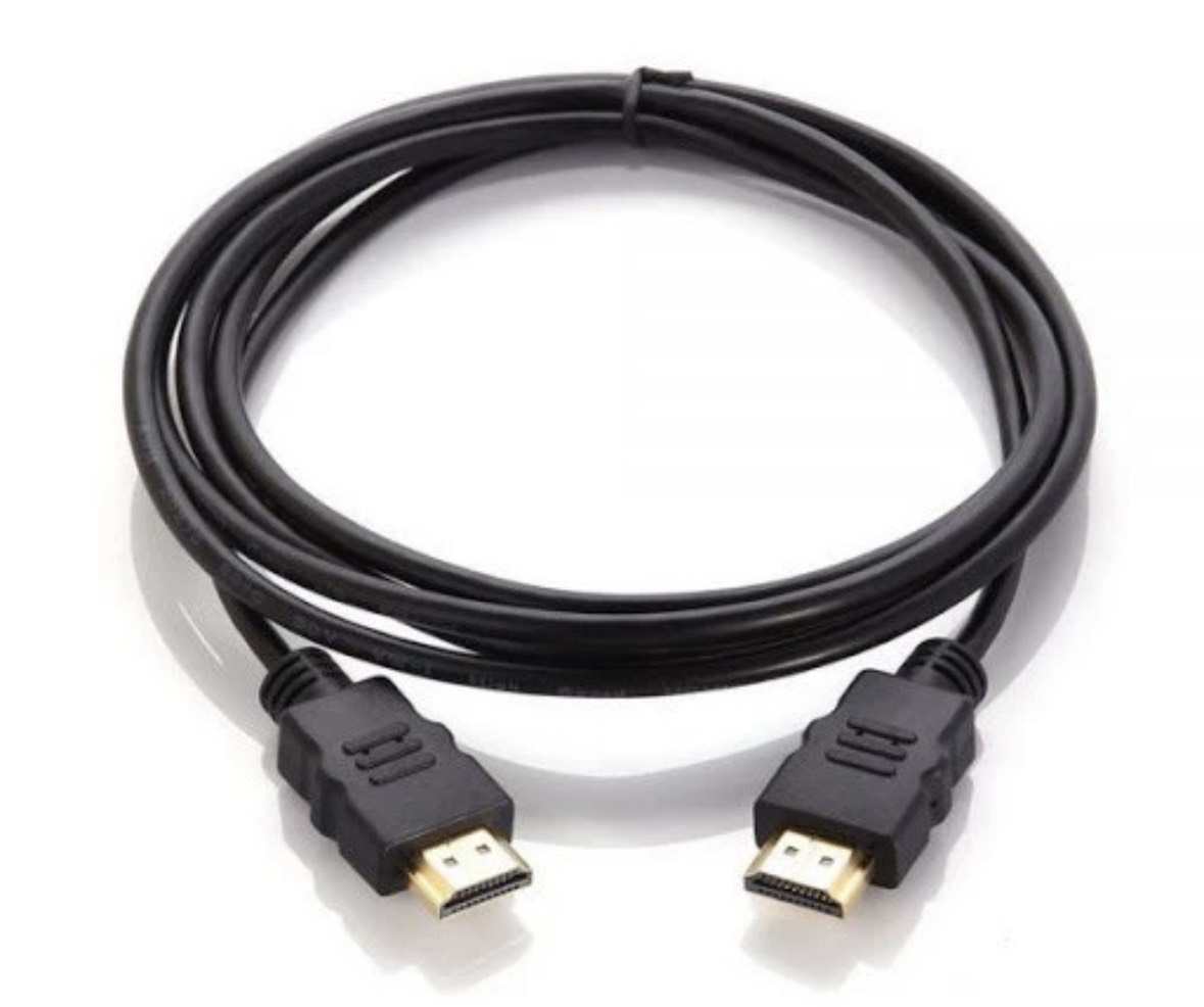 (HCMC) HDMI Cable 1m round wire Black