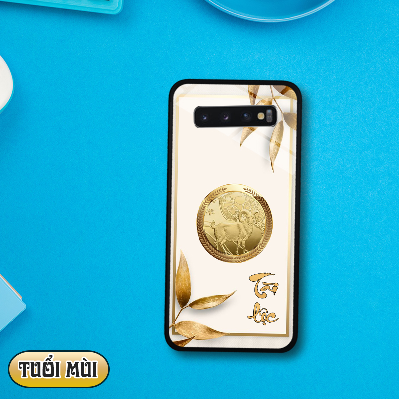 Ốp lưng kính 12 con giáp cho Samsung Galaxy S10