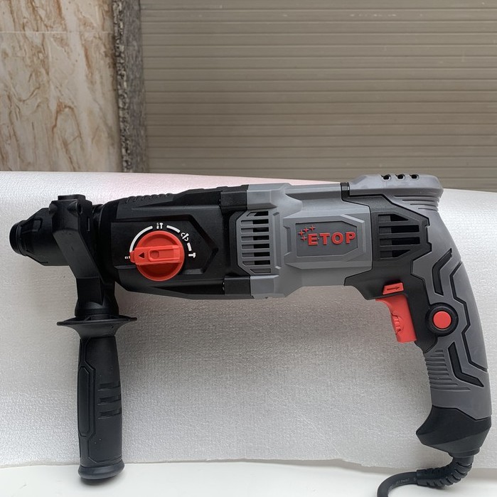 [TOP 1 LAZADA] Máy Khoan Đục Bê Tông 4 Chức Năng Chính Hãng | ETOP XH-26F Công Suất Lớn 1050w | Có Đảo Chiều Điều Tốc.